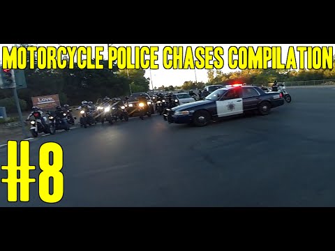 Motorcycle Police Chases Compilation #8 – FNF